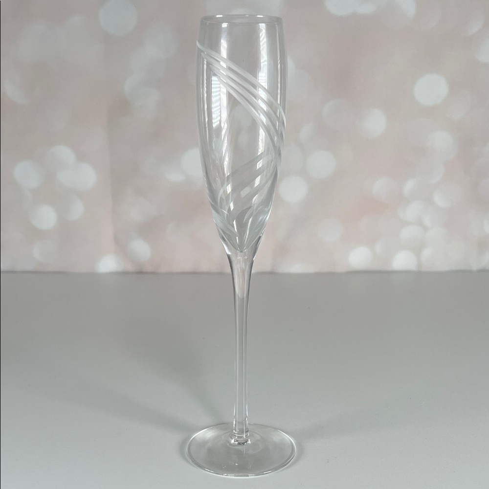 LENOX Windswept Elegant Clear Champagne Flute